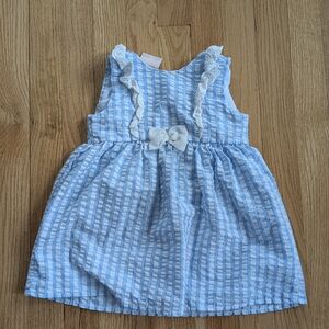 Seersucker 24-month Toddler Girl Dress Easter Spring Photo Shoot Church EUC